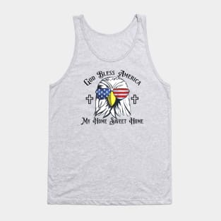 God Bless America Eagle Tank Top